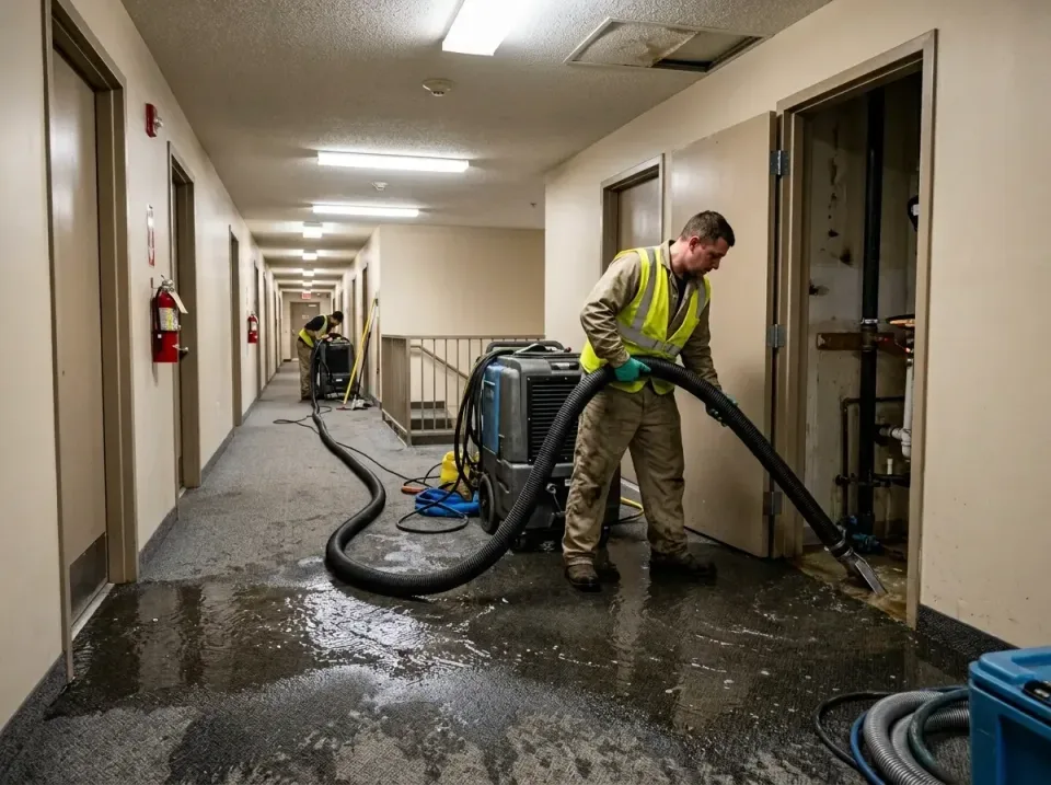 multi-unit-apartment-hallway-f-005 — frequently asked questions, Emergency Burst Pipe Water Extraction & Removal in Lemont,…